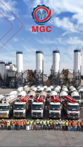 Professional team in the cement products industry