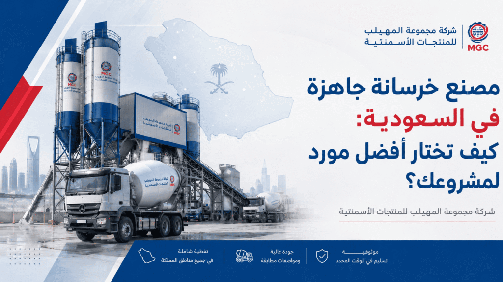 مصنع خرسانة جاهزة في السعودية: كيف تختار أفضل مورد لمشروعك؟