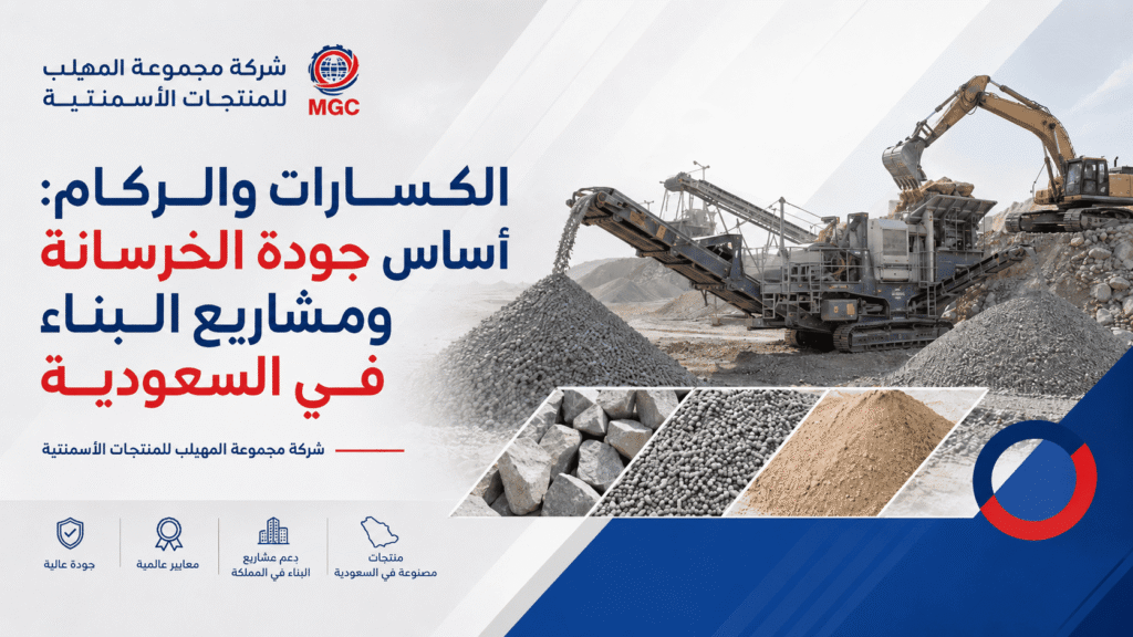 الكسارات والركام: أساس جودة الخرسانة ومشاريع البناء في السعودية